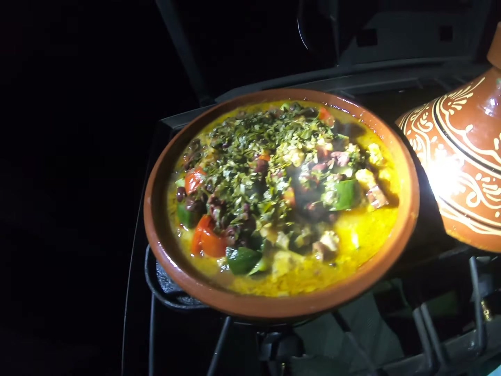 Campsite Cooking: Chicken Tagine with the Overland Crew 16 A close-up of the finished chicken tagine
