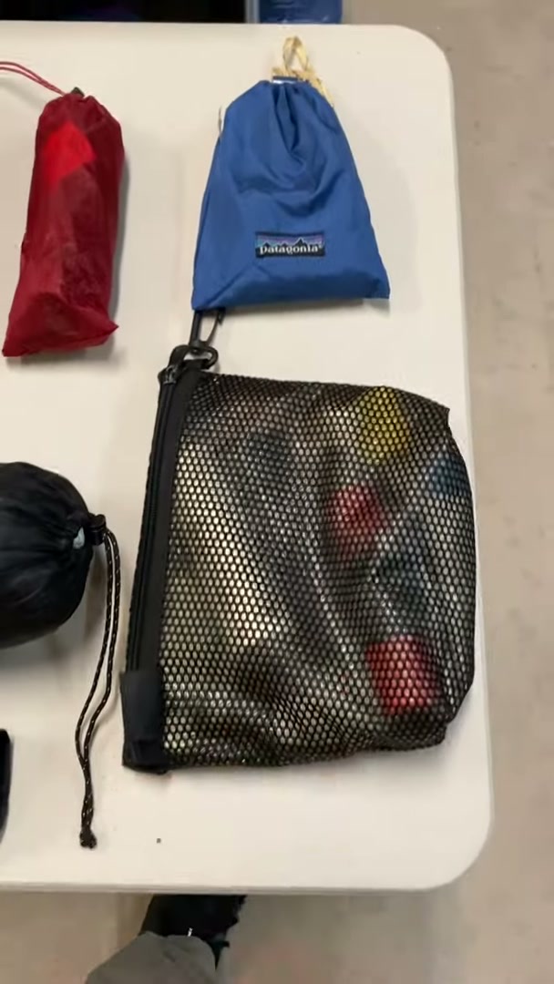 Packing a Motorcycle for a 30-Day Adventure Ride 16 Clothing packed into stuff sacks