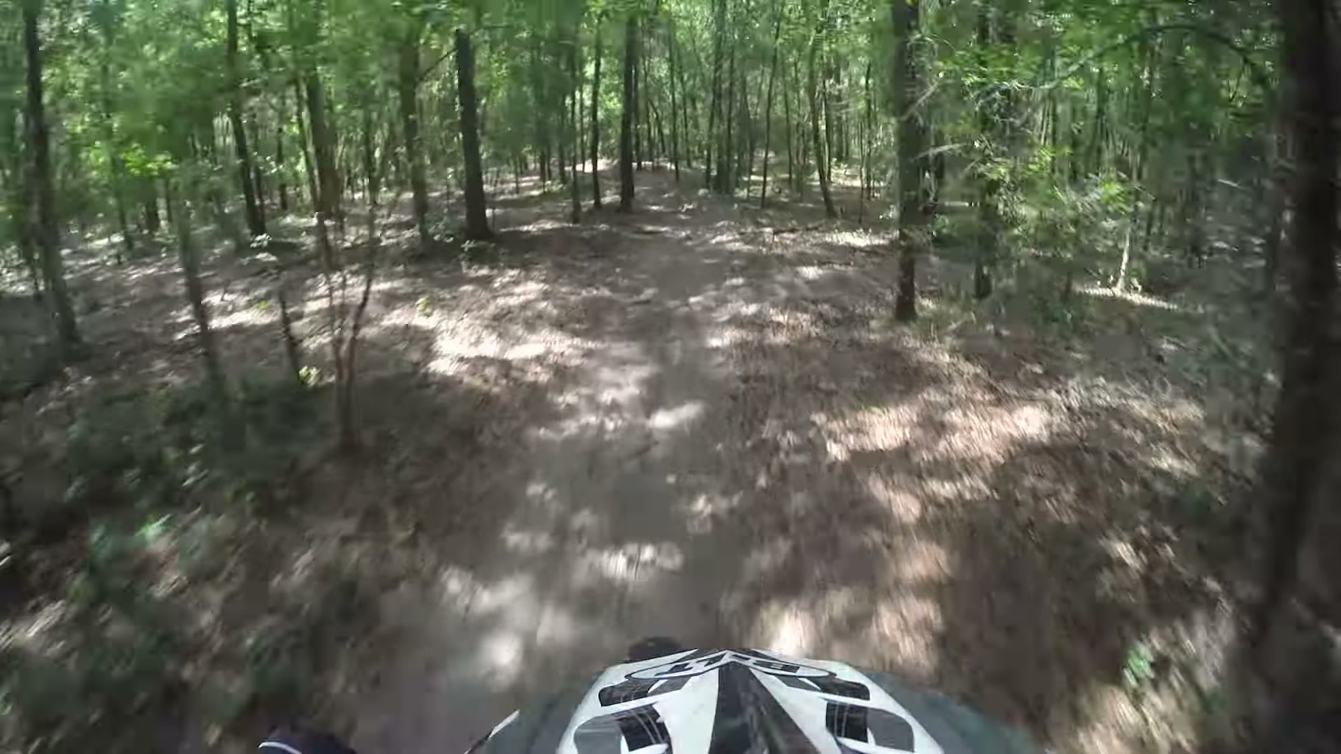 Dirt Biking the Croom Motorcycle Area 15 Singletrack through the pine forest at Croom
