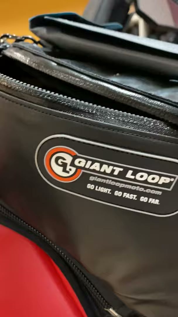 Packing a Motorcycle for a 30-Day Adventure Ride 9 A Giant Loop bag mounted on the Honda XR650L