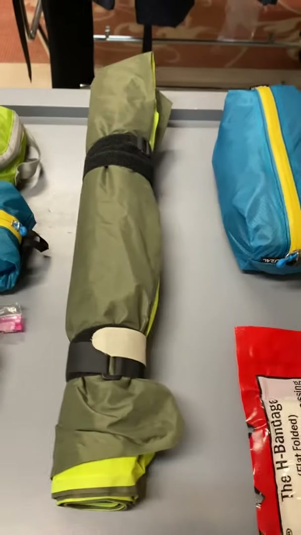 Packing a Motorcycle for a 30-Day Adventure Ride 4 The rolled sleeping mat and bivy that replaced a tent on a 30-day motorcycle trip