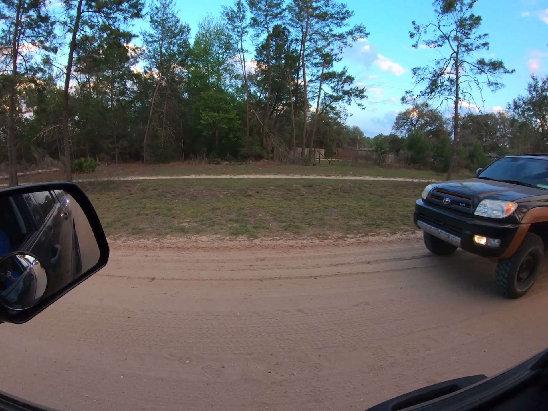 The Rally Point: Overlanding Hopkins Prairie in Ocala 6 A Toyota 4Runner rolling past at the Rally Point meetup in Ocala